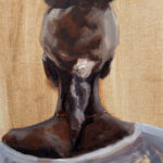 portret, oil 50x60