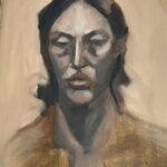 portret, oil 50x60