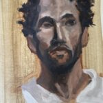 man 4 portret, oil 50x60