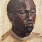 Man sketch 50x35 oil