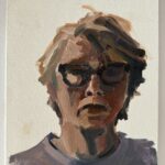 Selfie june 25 30x30 oil